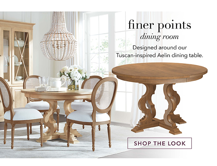 Finer Points Dining Room | Shop the look >