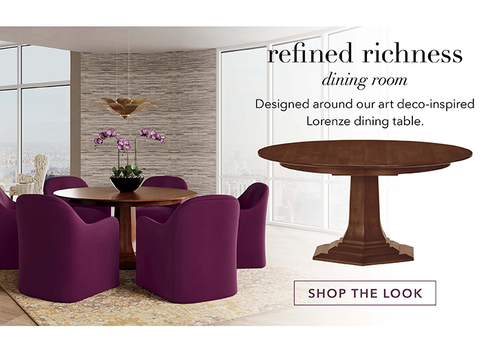 Refined Richness Dining Room | Shop the look >