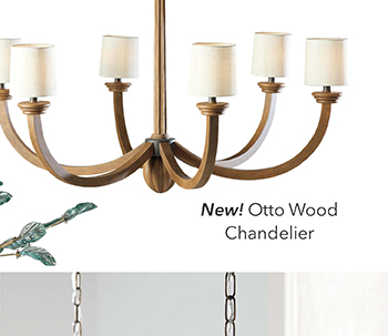 NEW Otto Wood Chandelier