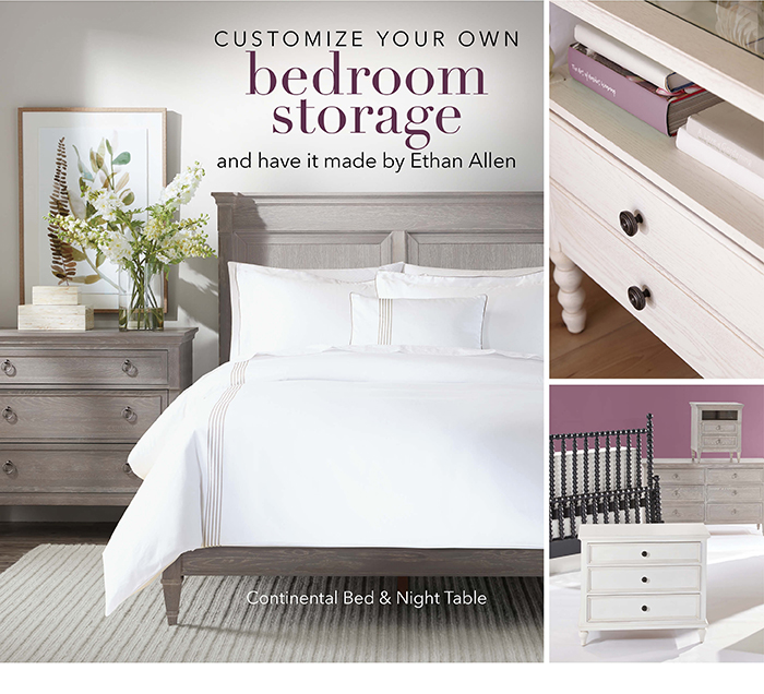 Customize your own bedroom storage