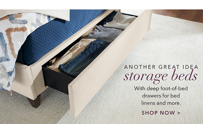 Storage Beds | Shop now >