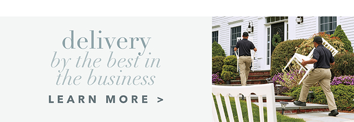 Delivery by the best in the business | Learn more >