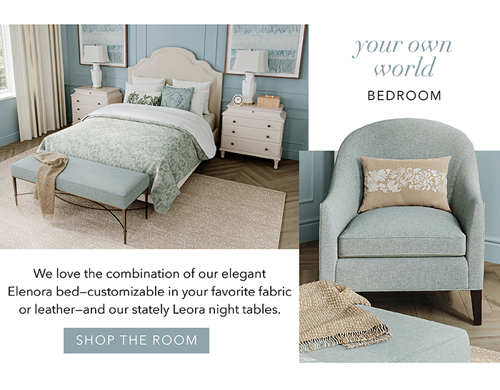Your Own World bedroom. Shop the look >