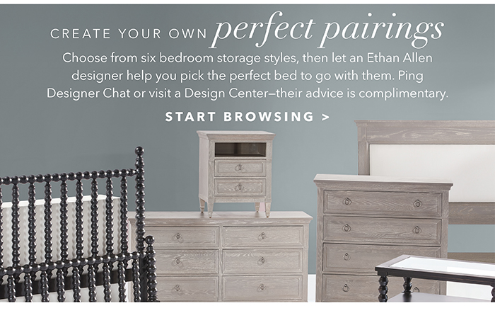 Create your own perfect pairings | Start browsing >