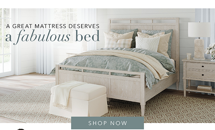 A great mattress deserves a fabulous bed | Shop now >