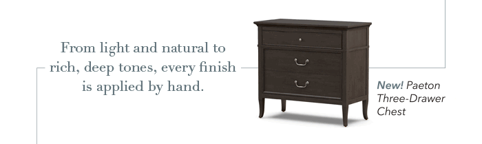 New! Paeton Three-Drawer Chest