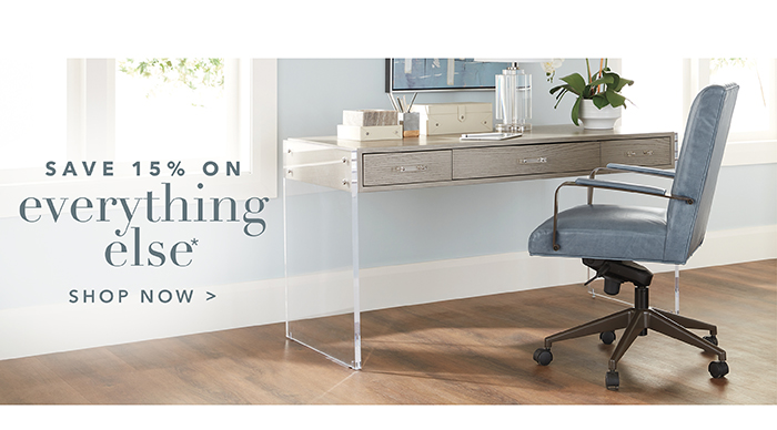 Save 15% on everything else* | Shop now >