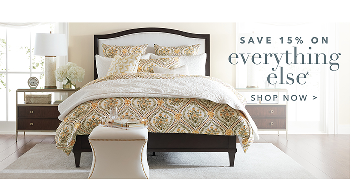 Save 15% on everything else* | Shop now >