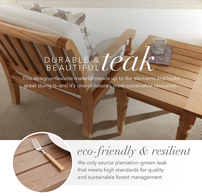 Durable & Beautiful TEAK