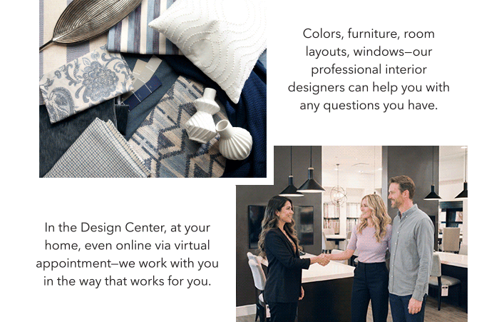 Professional interior designers can help with all of your questions