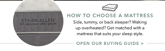 Open our Mattress Buying Guide >
