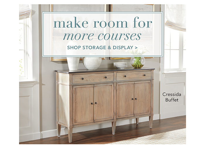 Make room for more courses | Shop storage & display >