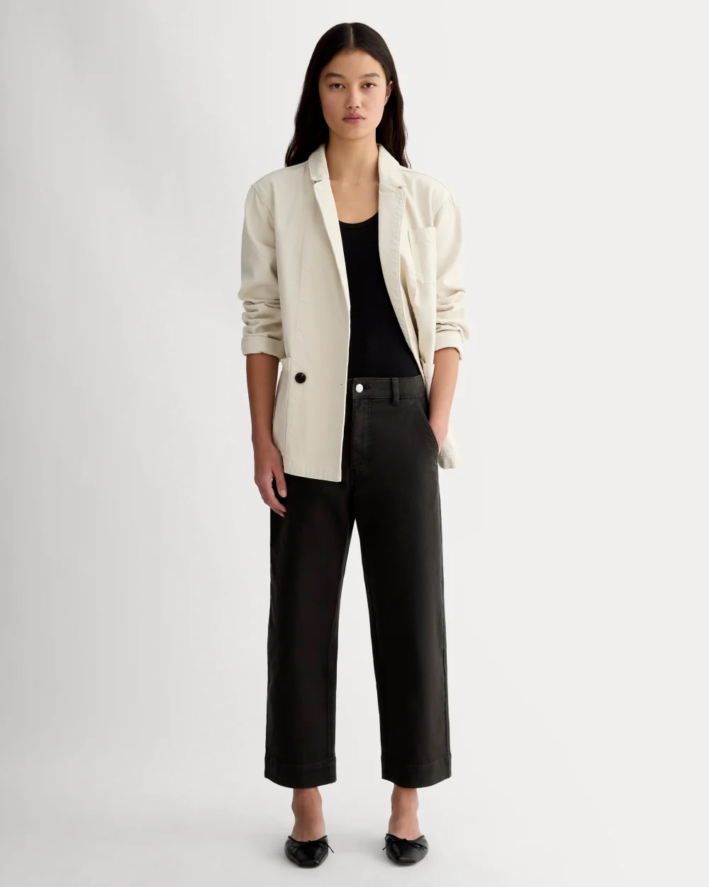 Image of The Utility Straight-Leg Pant | Black | 26.5