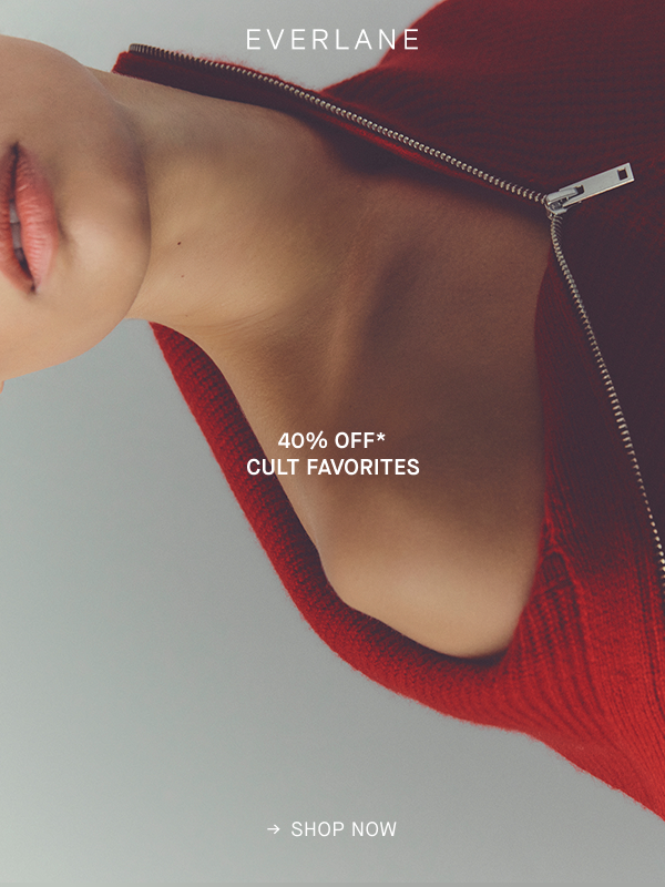 Image | Everlane | 40% Off Cult Favorites | Shop Now