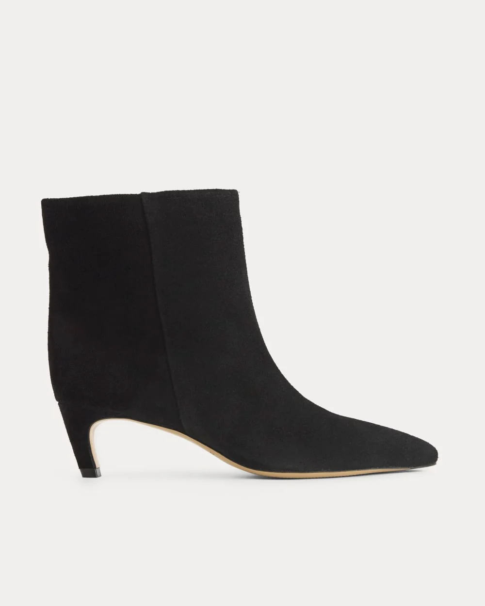 Image of Studio Kitten Heel Bootie | Black Suede