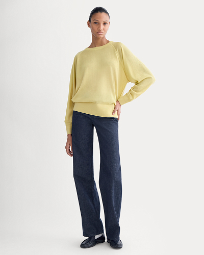Image | Raglan Sweater in Ultrasoft Merino | Double Cream