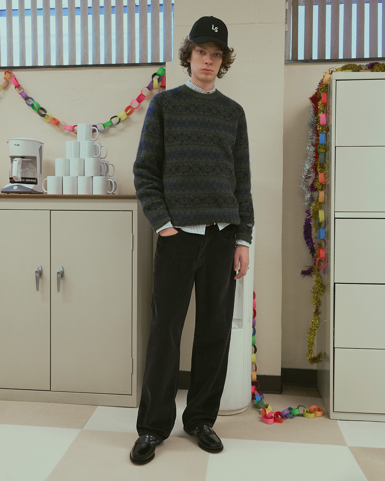 Person in baggy jeans