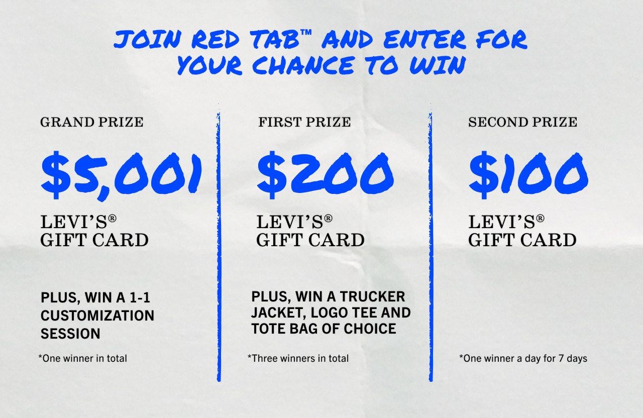 JOIN RED TAB AND ENTER FOR YOUR CHANCE TO WIN