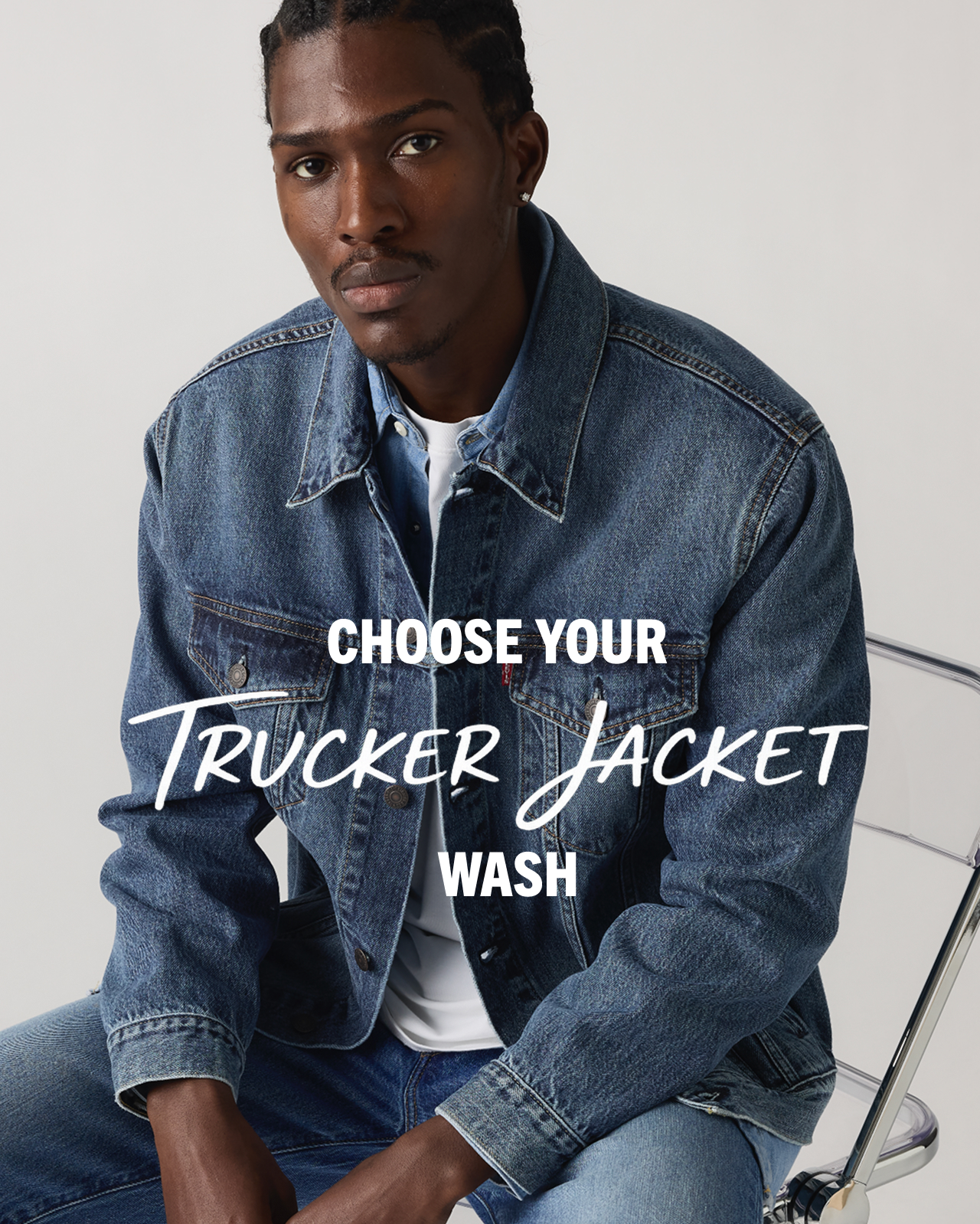 CHOOSE YOUR TRUCKER JACKET WASH