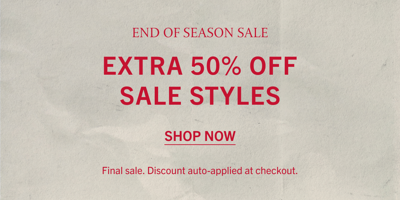 EXTRA 50% OFF SALE STYLES