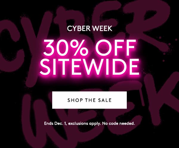 30% OFF SITEWIDE