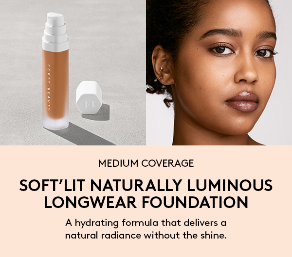 MEDIUM COVERAGE SOFT'LIT NATURALLY LUMINOUS LONGWEAR FOUNDATION A hydrating formula that delivers a natural radiance without the shine.