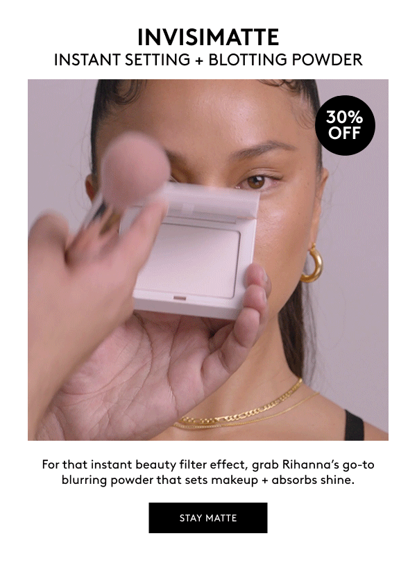 30% OFF INVIMATTE INSTANT SETTING + BLOTTING POWDER