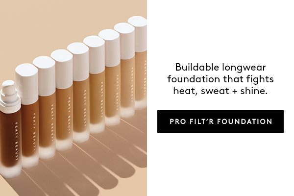 Buildable longwear foundation that fights heat, sweat + shine. PRO FILT'R FOUNDATION