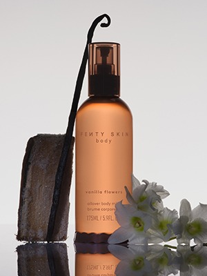 ALLOVER BODY MIST IN VANILLA FLOWERS A warm, sultry 'n rich floral gourmand with notes of Vanilla Orchid, Sugared Woods + Fluffy Musk. VANILLA FLOWERS