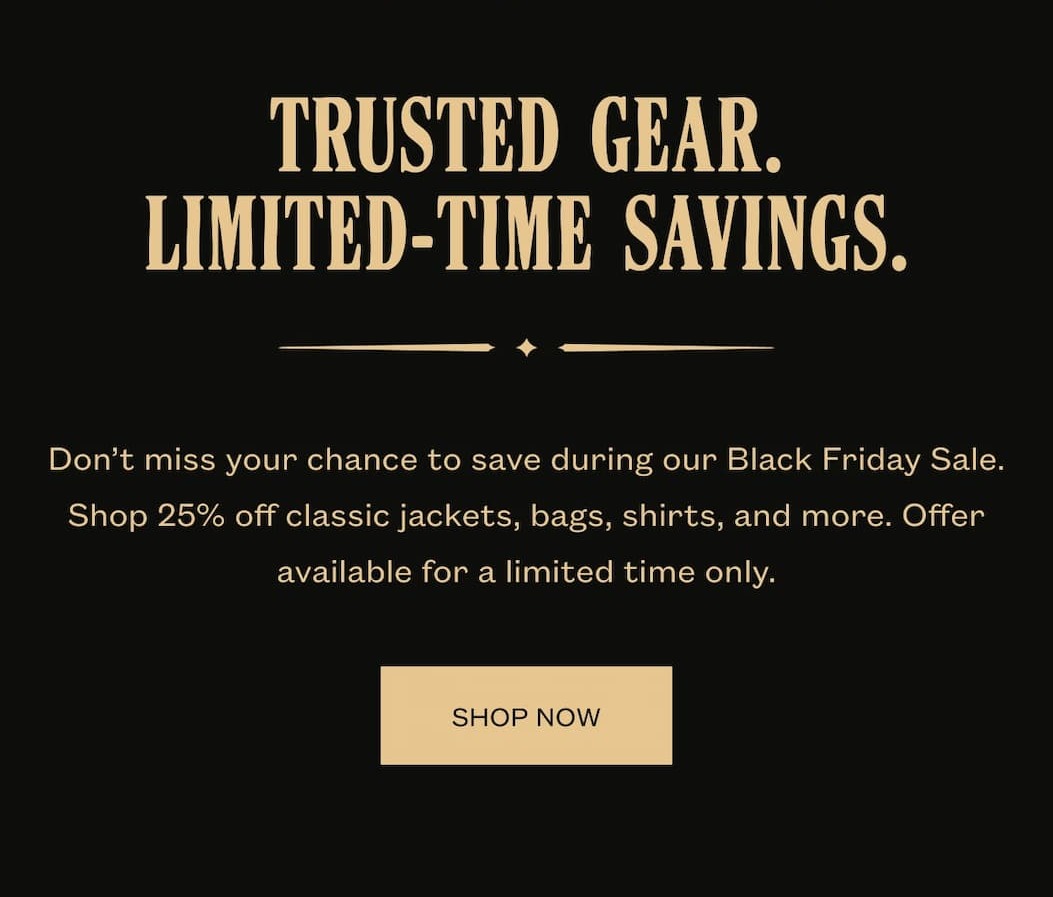Trusted Gear - Limited Time Savings