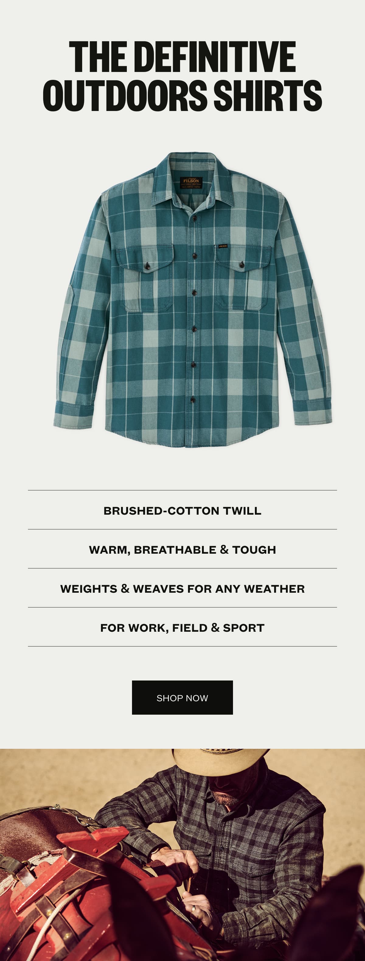 THE DEFINITIVE OUTDOORS SHIRTS | SHOP NOW