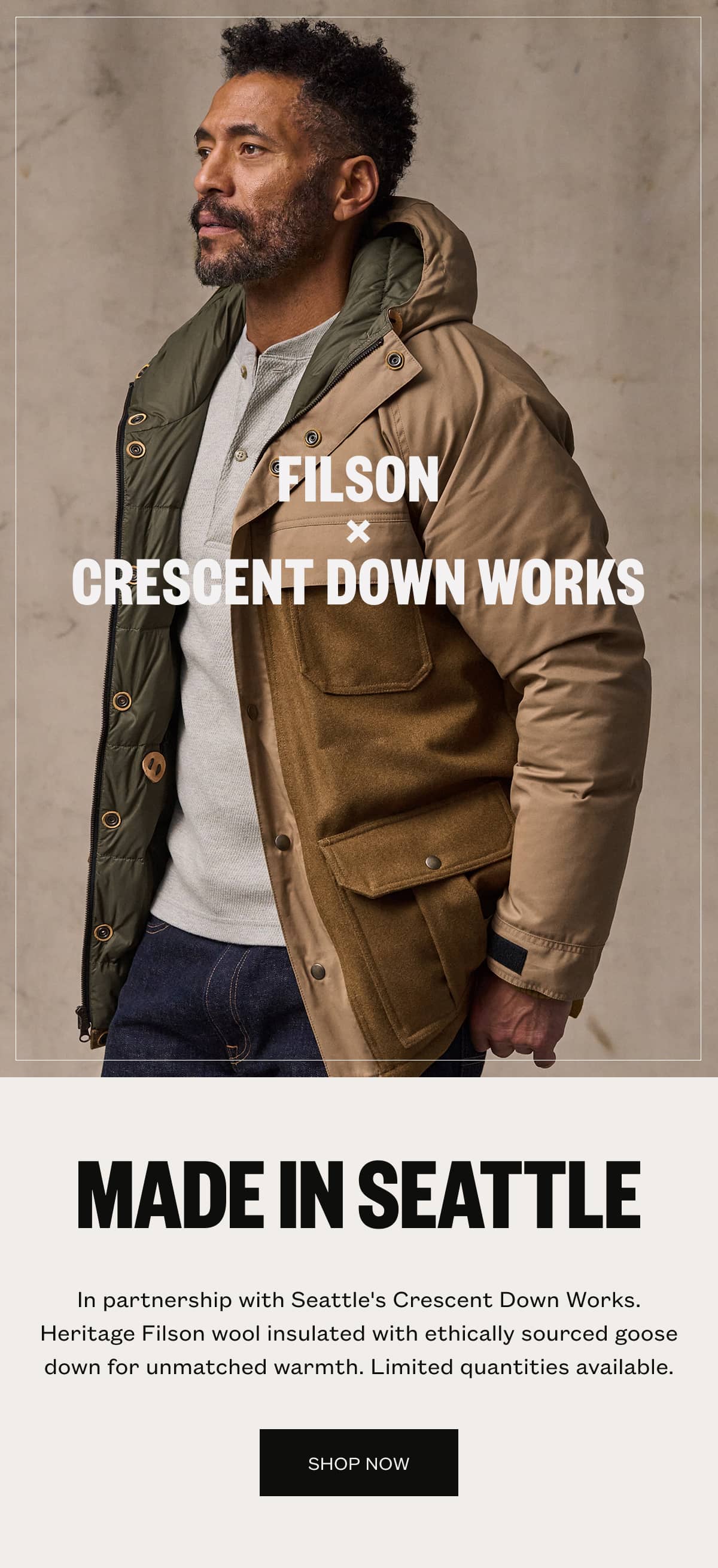 Filson x Crescent Down Works