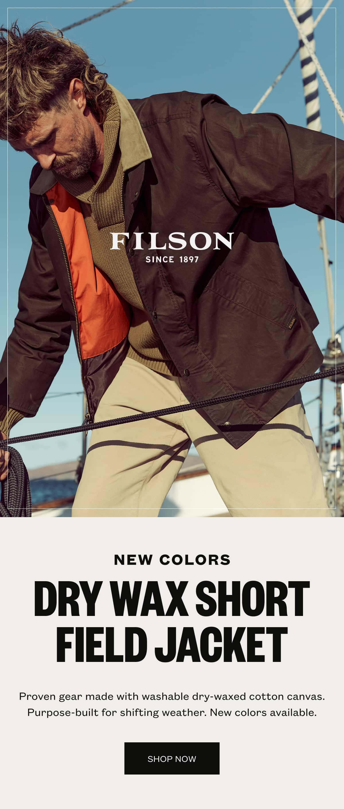 New Colors - Dry Wax Short Field Jacket