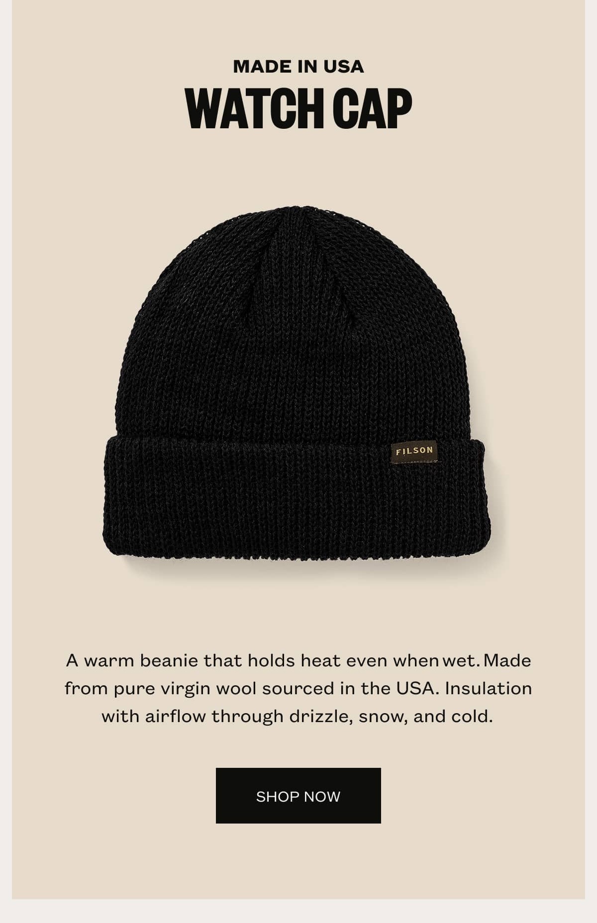 Made In USA - Watch Cap