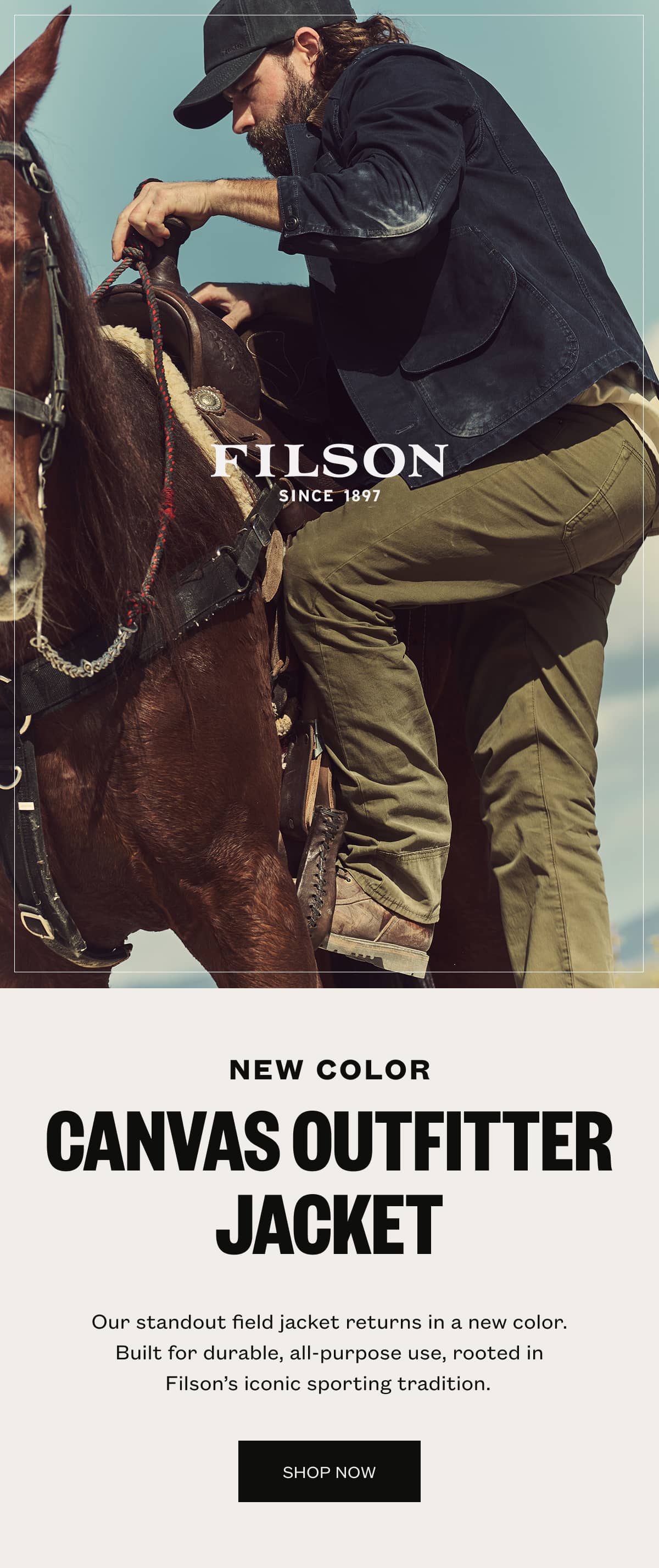 Canvas Outfitter Jacket - New Color
