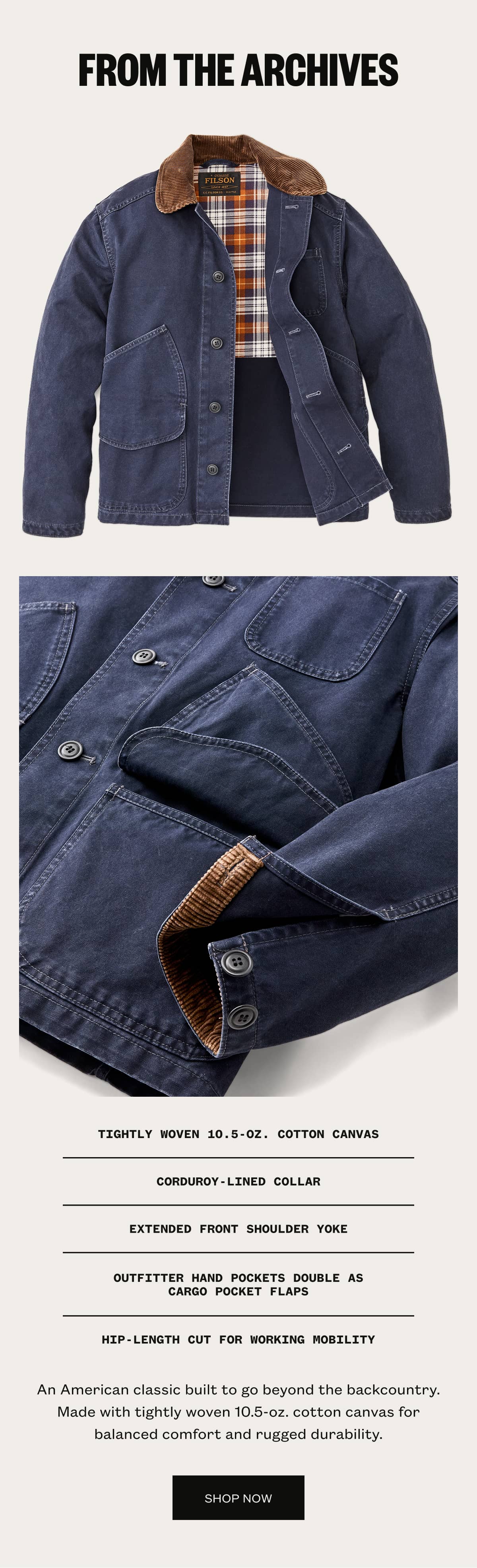 Canvas Outfitter Jacket - From the Archives