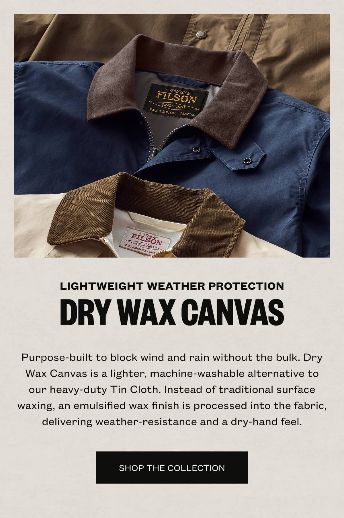 Dry Wax Canvas