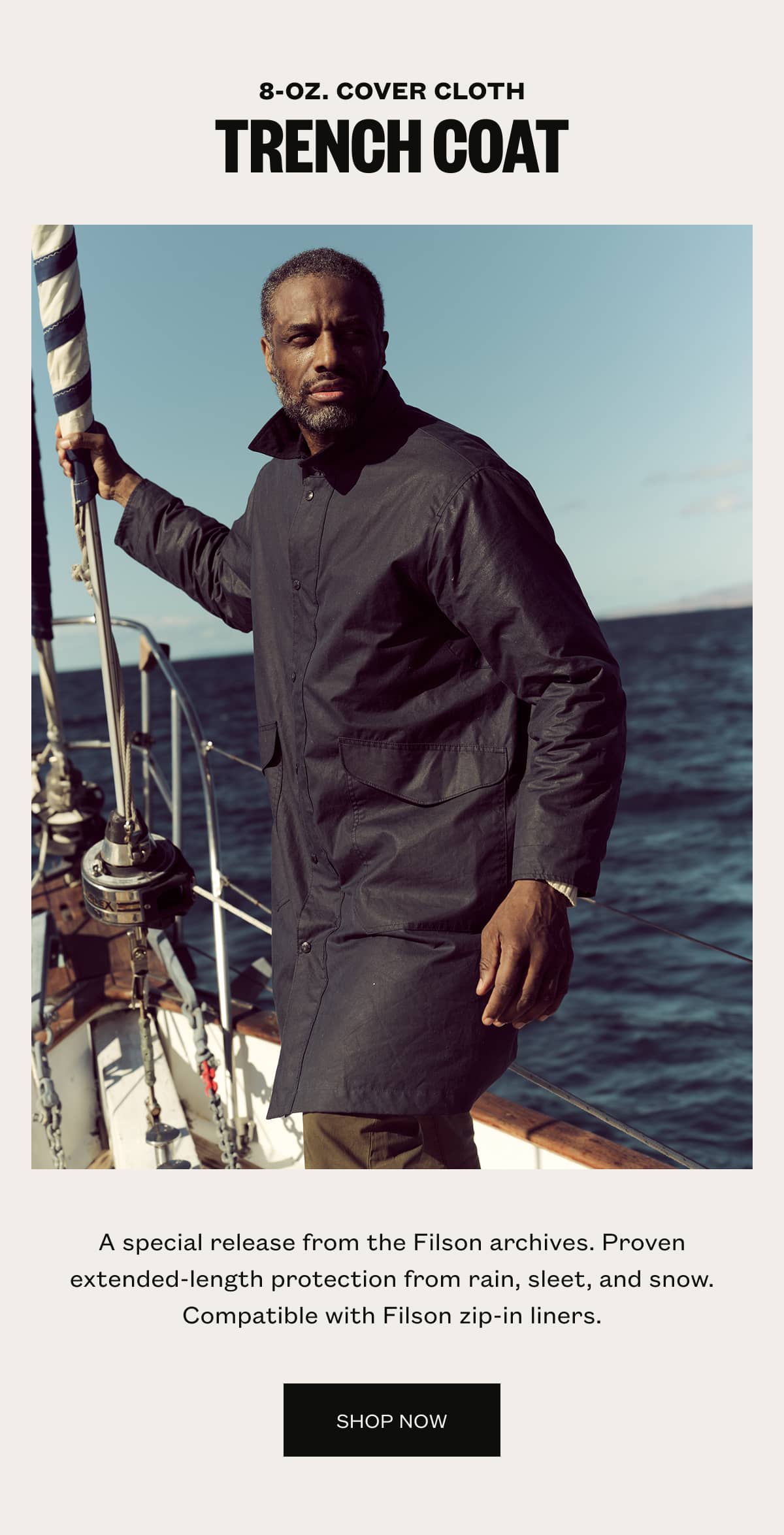 Cover Cloth Trench Coat