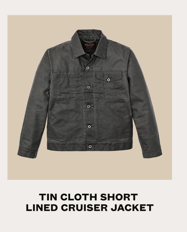 Tin Cloth Short Lined Cruiser Jacket