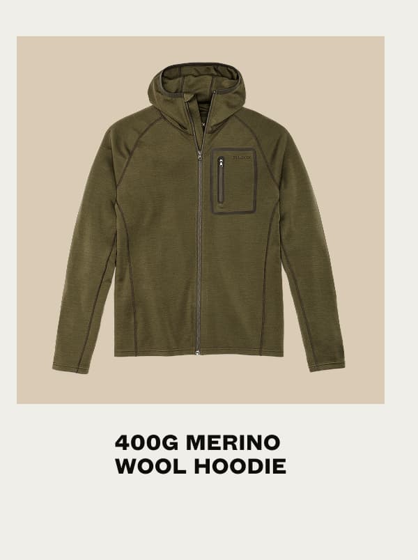 400g Merino Wool Hoodie