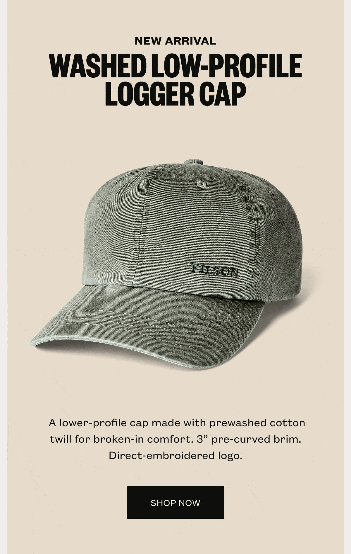 Washed Low Profile Cap