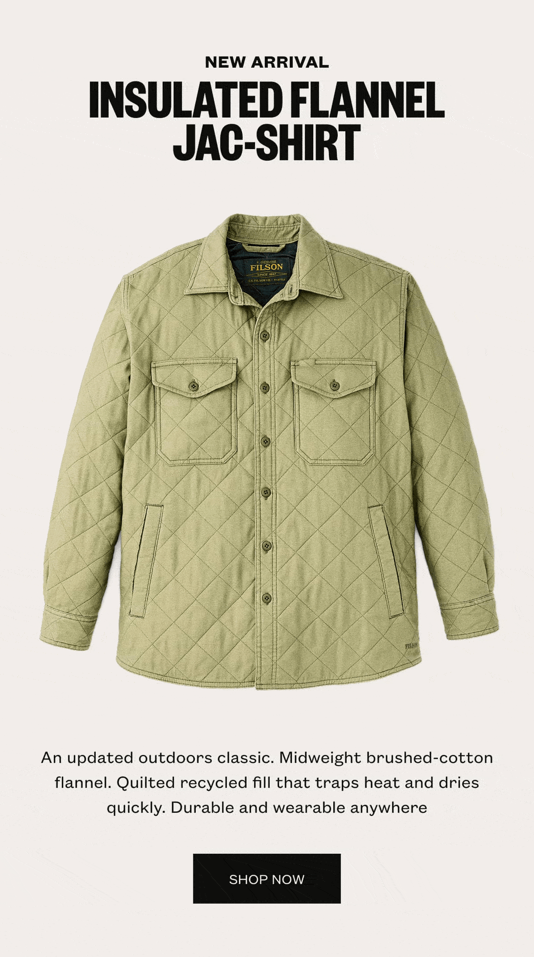 New Arrival - Insulated Flannel Jac-Shirt