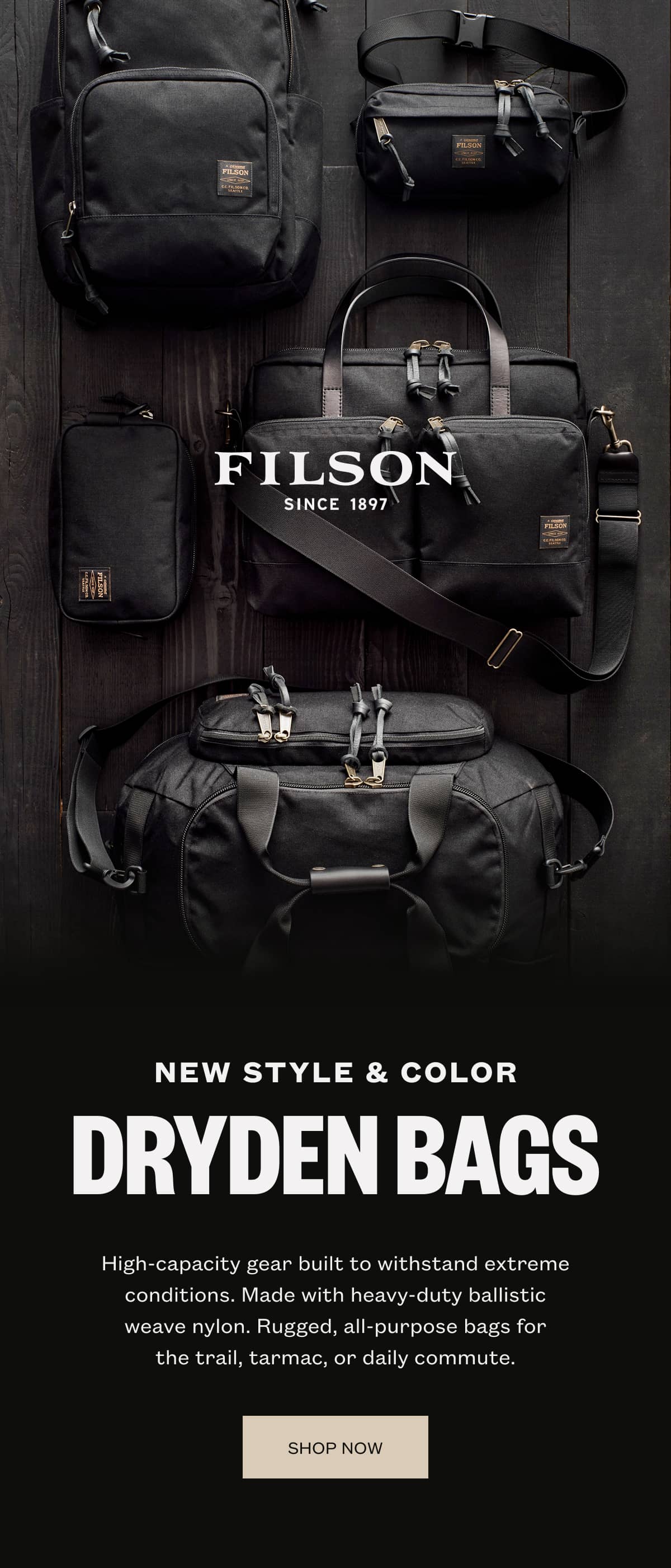 New Dryden Bags Collection