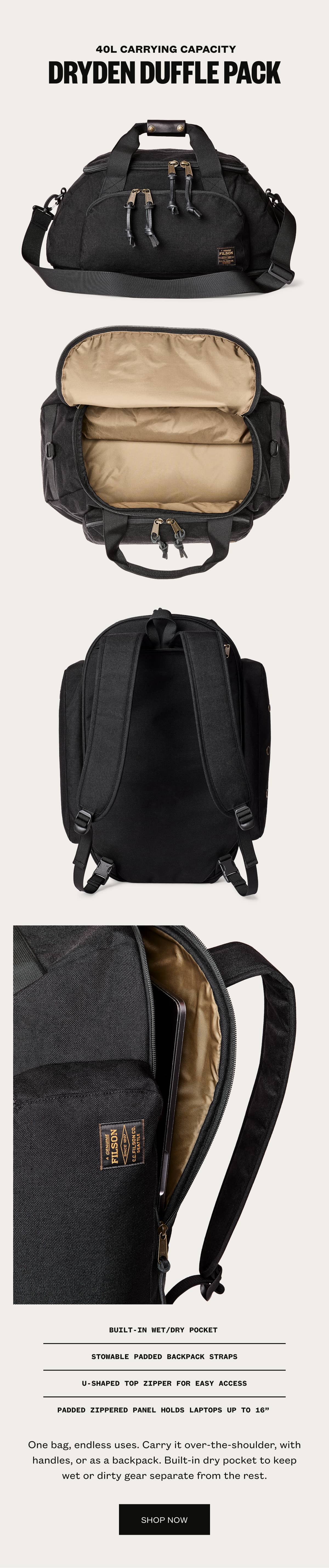 Dryden Duffle Pack