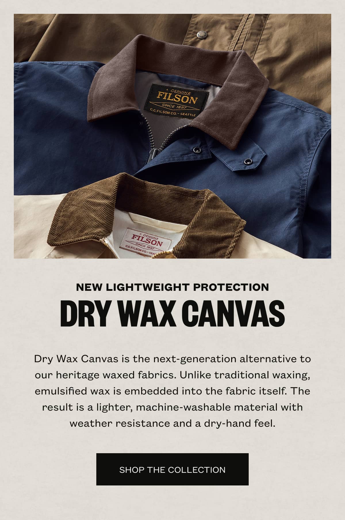 Dry Wax Canvas