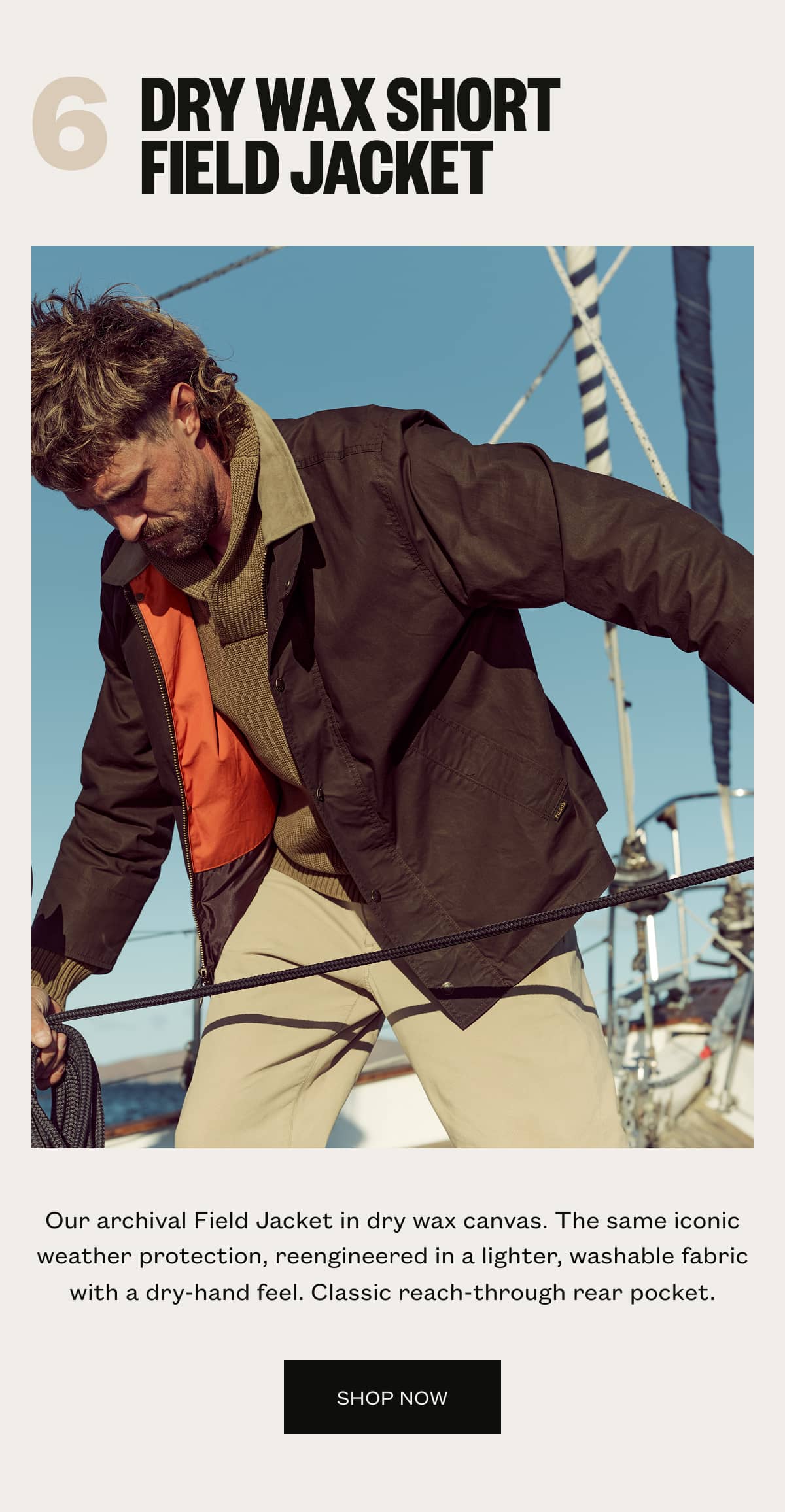 Dry Wax Short Field Jacket