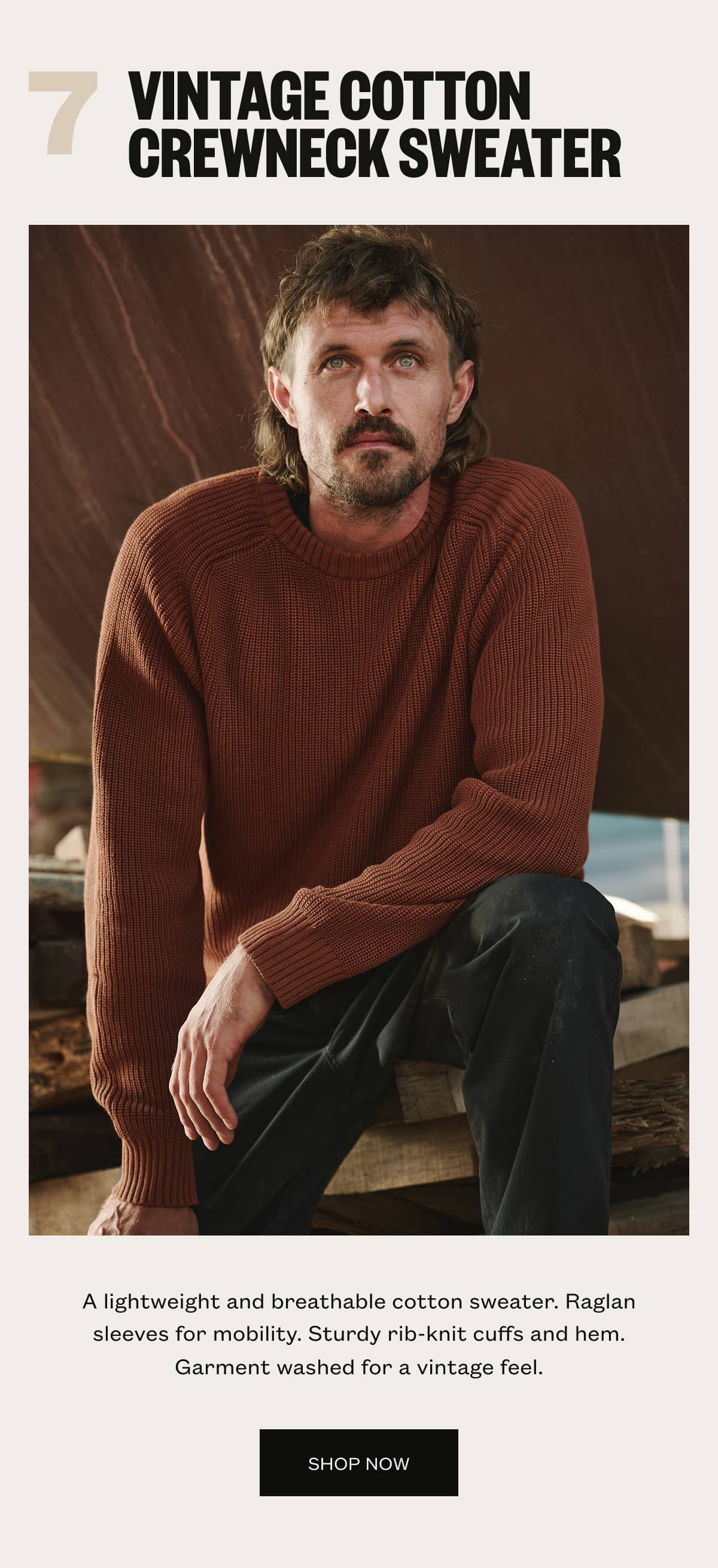 Vintage Cotton Crewneck