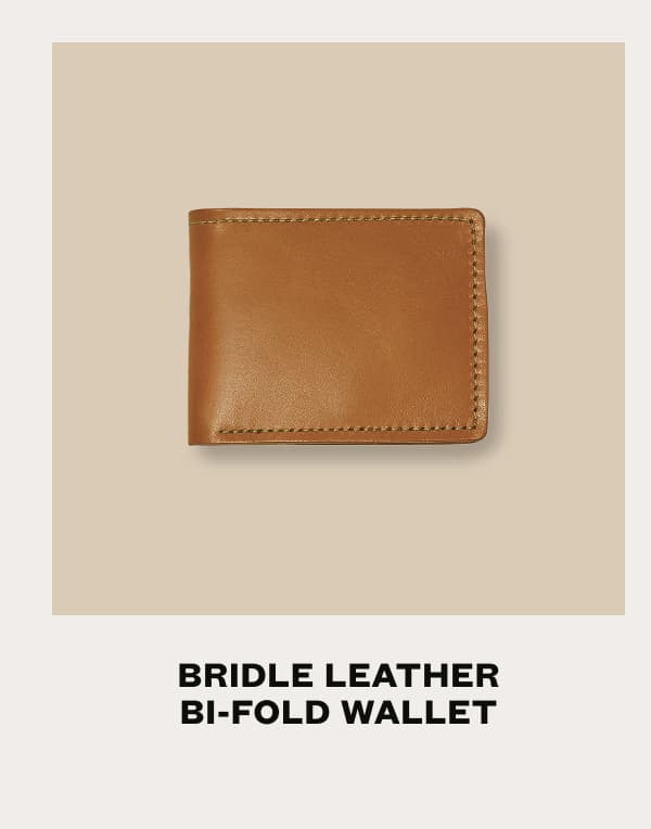 Bridle Leather Bi-Fold Wallet