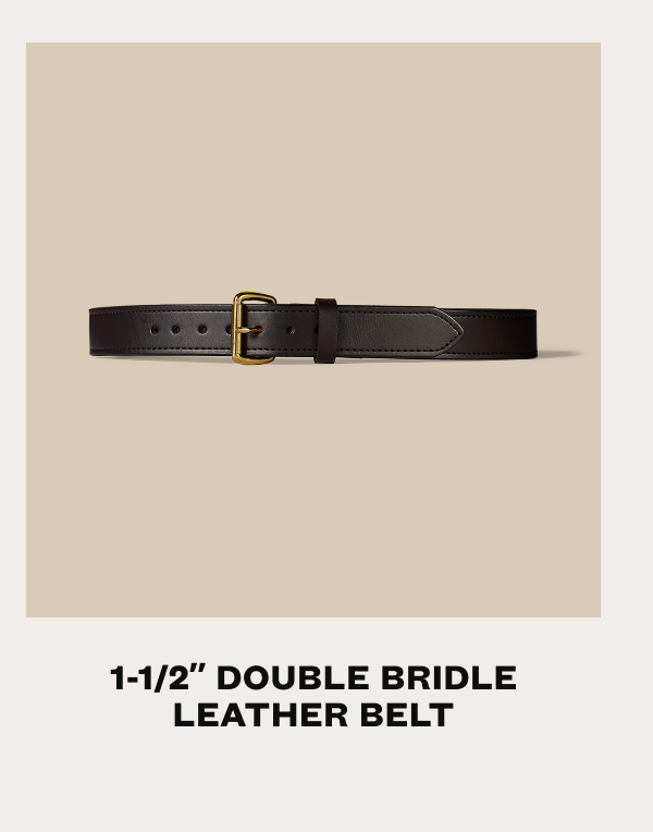 1 1/2 Double Bridle Leather Belt