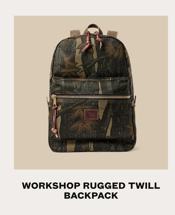 Workshop Rugged Twill Backpack